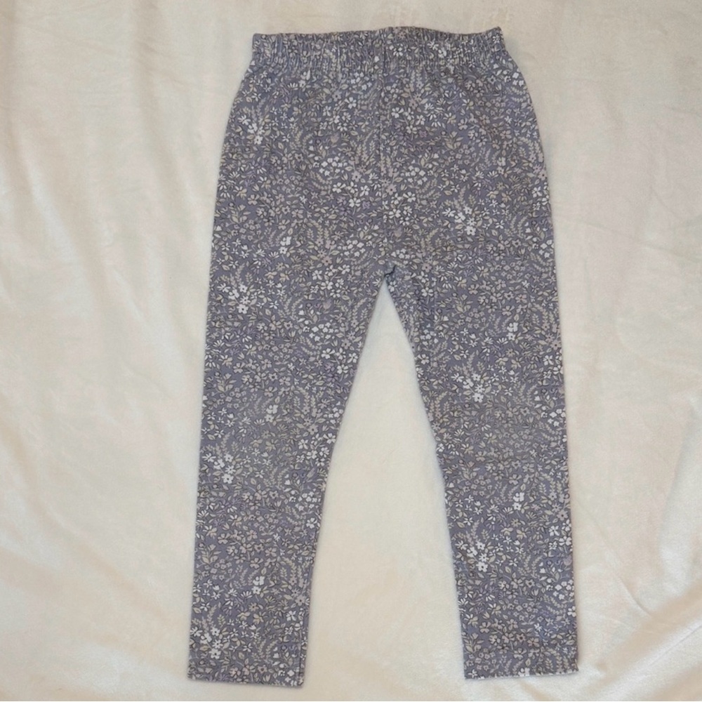 Jamie Kay Blue Floral Kids Leggings